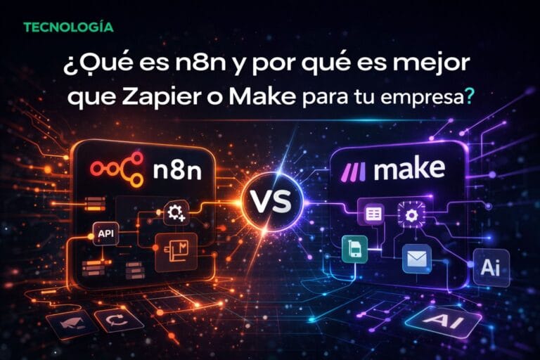 ¿Qué es n8n y por qué es mejor que Zapier o Make para tu empresa?