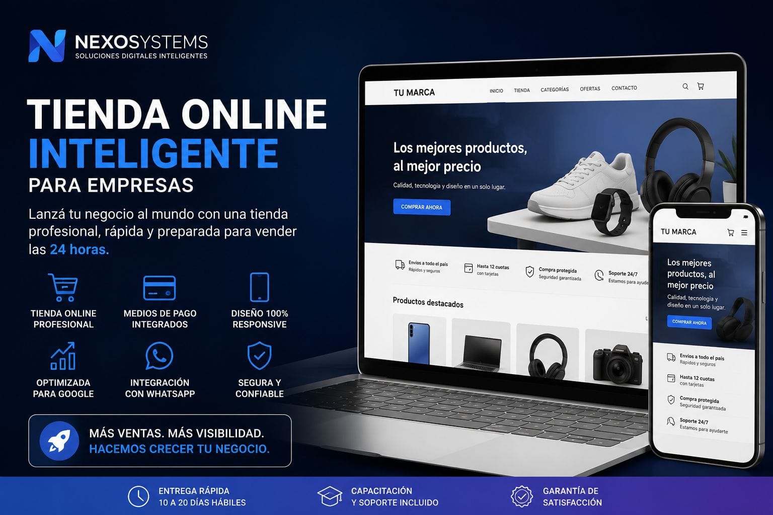 🚀 Tienda Online Inteligente para tu Negocio