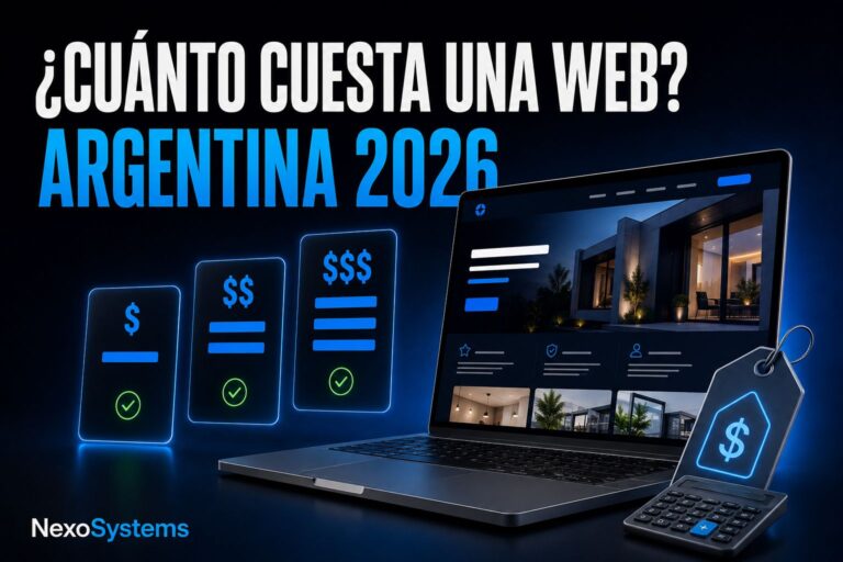 ¿Cuánto cuesta una página web profesional en Argentina en 2026?